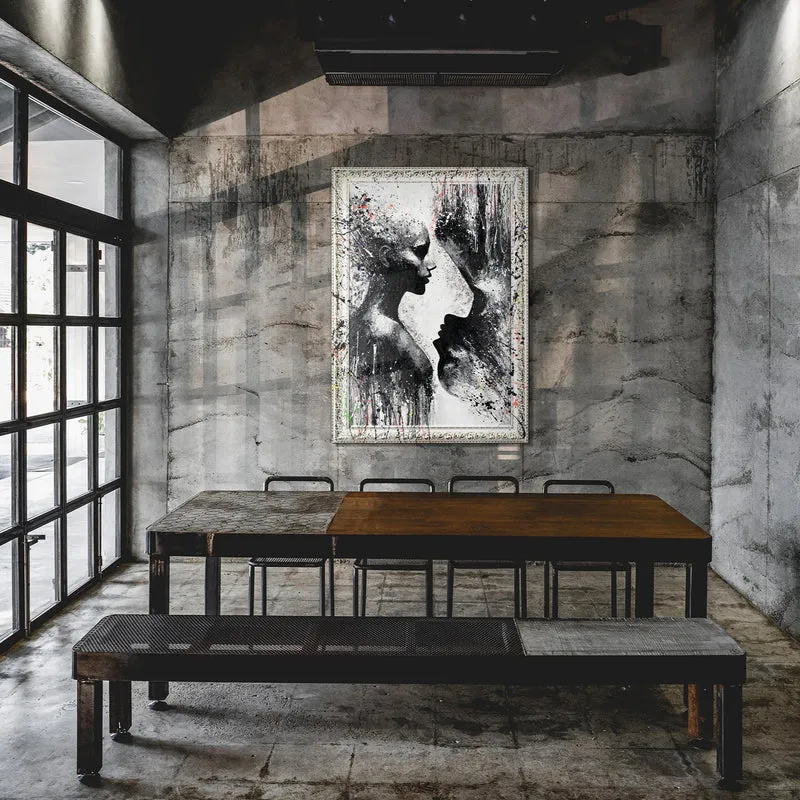 Moderne kunst - Handgemalte Bilder auf Leinwand für Wohnzimmer