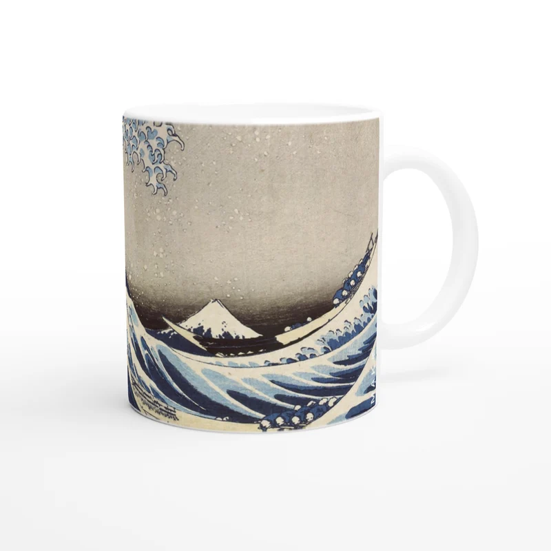 Keramiktasse Die Welle