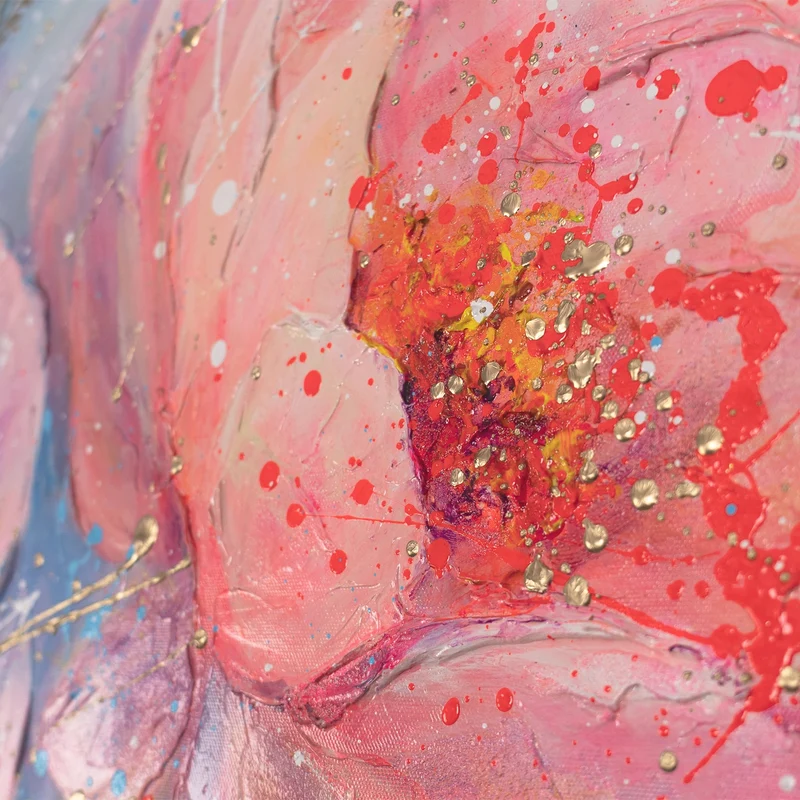 Handgemaltes abstraktes Acrylbild "Melodie des Lichts"