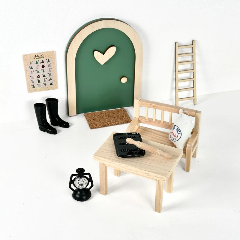 Wichteltür Set "Wichtelherz"