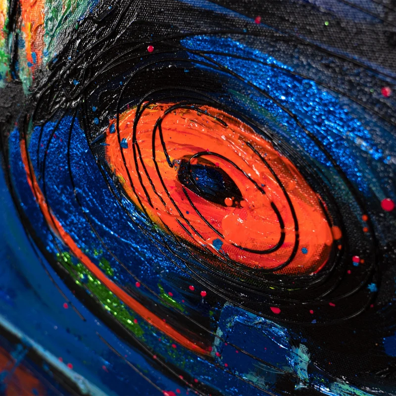 Handgemaltes Acrylbild "Party Hase" – Moderne Pop-Art Kunst