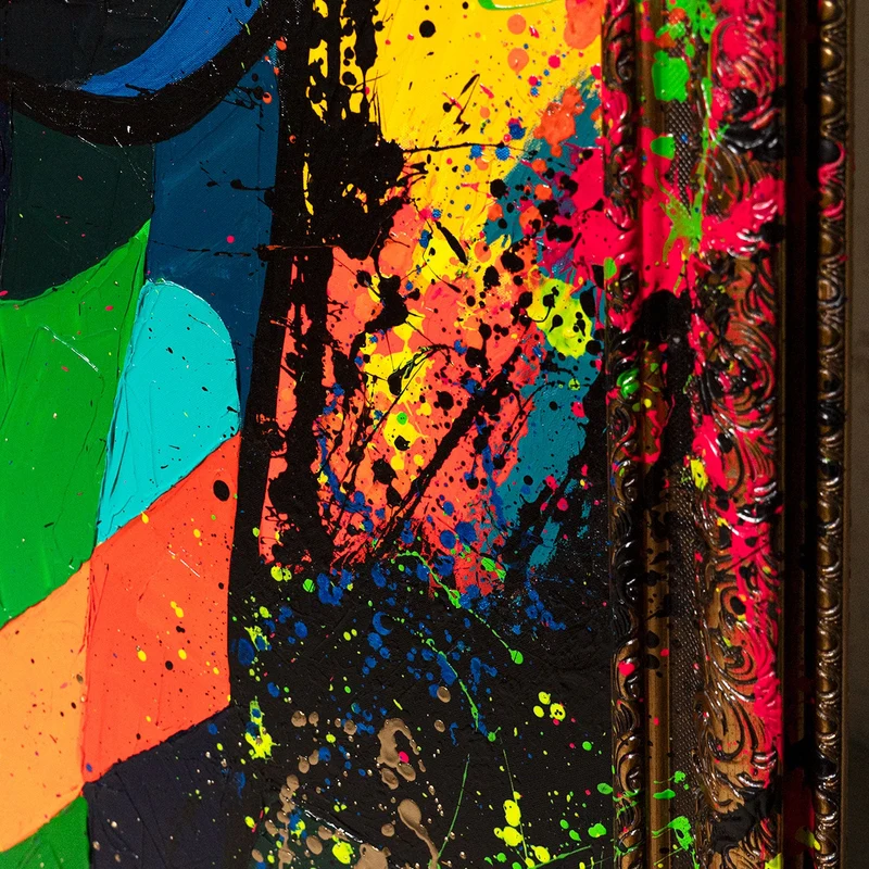 Handgemaltes Acrylbild "Entchen Vibe" – Exklusive Pop-Art