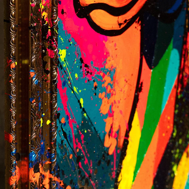 Handgemaltes Acrylbild "Entchen Vibe" – Exklusive Pop-Art