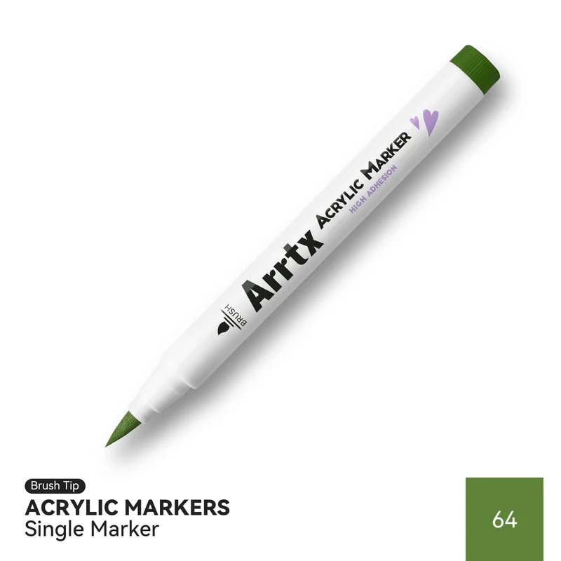 Arrtx Single Color Acrylic Paint Marker 64
