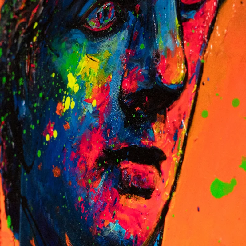 Handgemaltes Acrylbild "Griechischer Vibe" – Mediterrane Kunst
