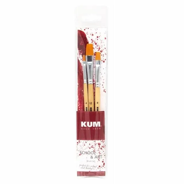 Kum School & Art Set 3 Brushes