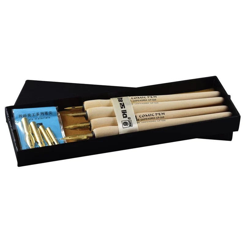 Comic Pen Nib Drawing Set