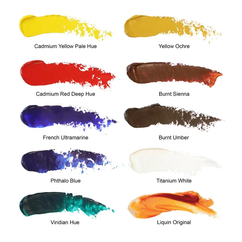 Winsor and Newton - Winton Oil Colour - 1x37ml, 8x21ml + Stuidio Set
