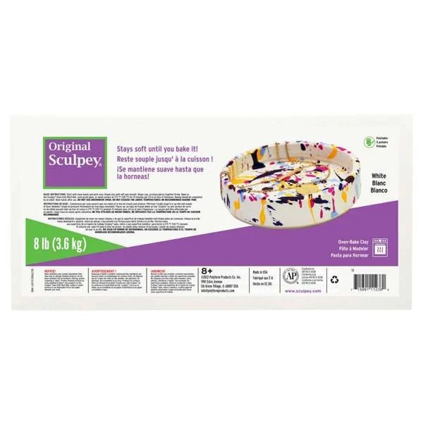 Sculpey Original - White 8lb/ 3.6 kg