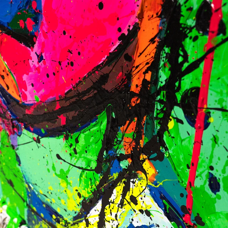 Handgemaltes Acrylbild "Emotion" – Moderne Porträtkunst