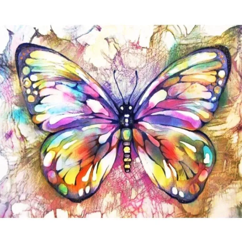Malen nach Zahlen Schmetterling