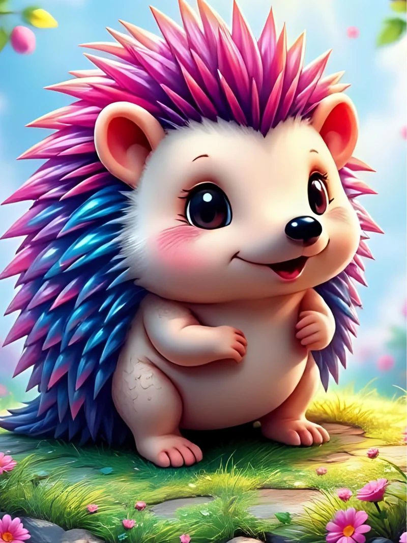 Diamond Painting Mini - Igel Ilay