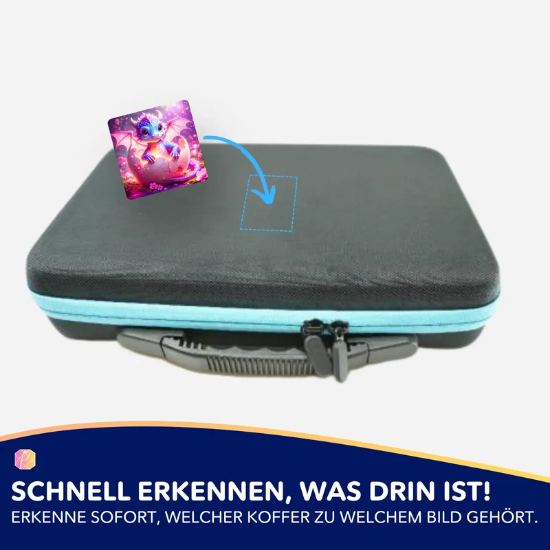 Aufkleber 5er-Set - Dragon Sunny