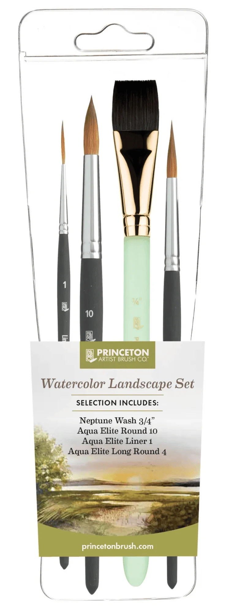 Princeton Watercolour Landscape Brush Set 4