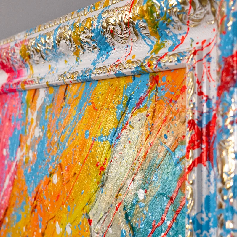 Handgemaltes Acrylbild "Glanz des Horizonts" – Moderne Abstraktion