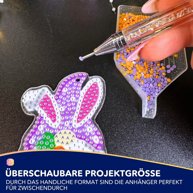 Diamond Painting - Kleine Anhänger Ostern