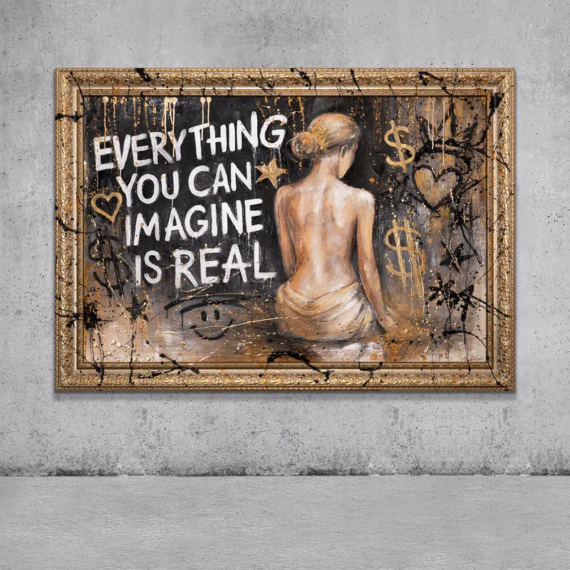 Handgemaltes Acrylbild "Alles ist möglich" – Moderne Abstraktion