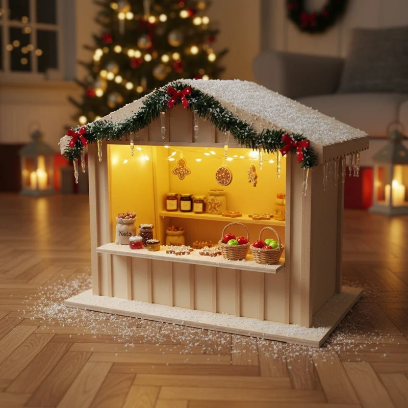 Weihnachtsmarkt Stand (Ab Mitte Nov verfügbar)