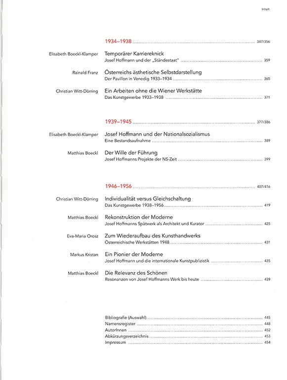 JOSEF HOFFMANN 1870–1956. Fortschritt durch Schönheit