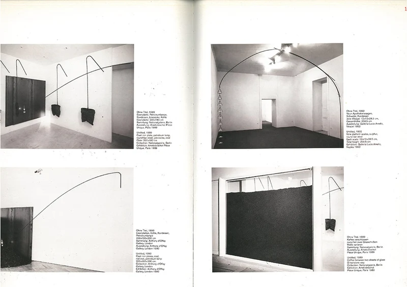 JANNIS KOUNELLIS. Il Sarcofago Degli Sposil