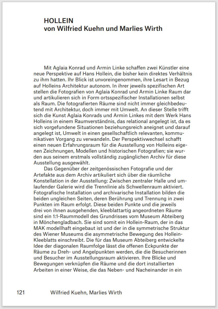Hans Hollein fotografiert von Aglaia Konrad und Armin Linke