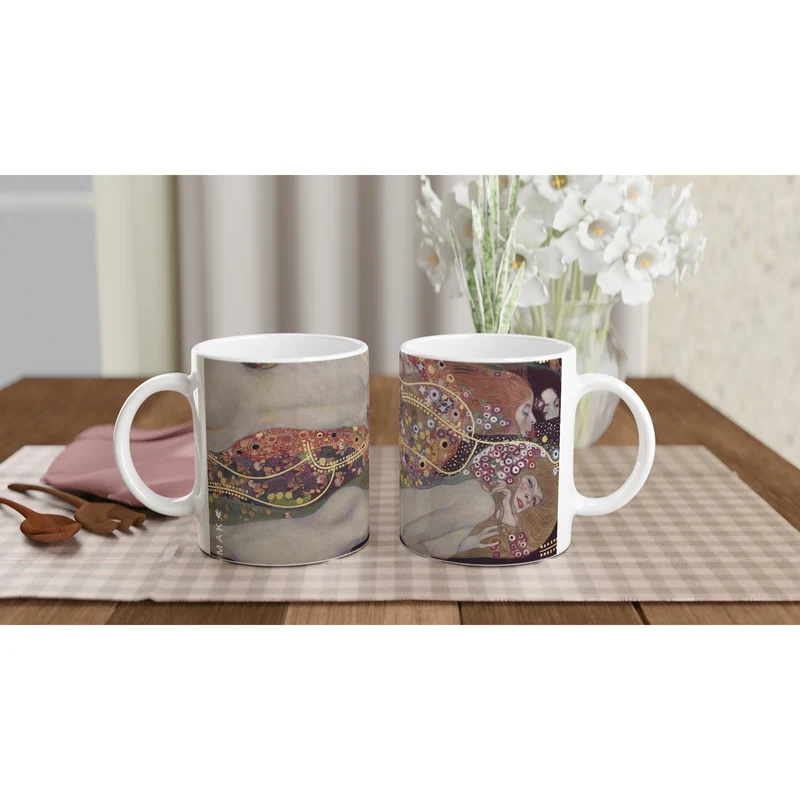 Keramiktasse Wasserschlangen