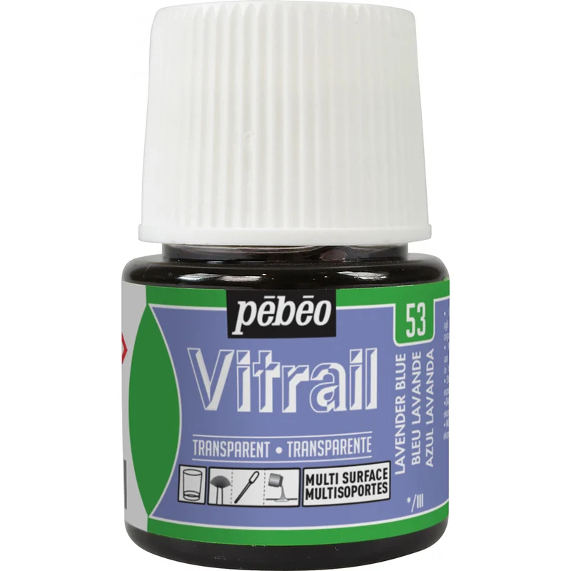 Pebeo - Vitrail - Glass & Tile Paint - Lavender Blue - 45ml