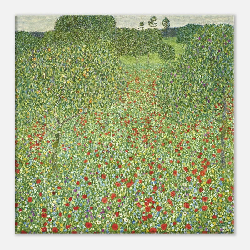 Gustav Klimt: Blühender Mohn