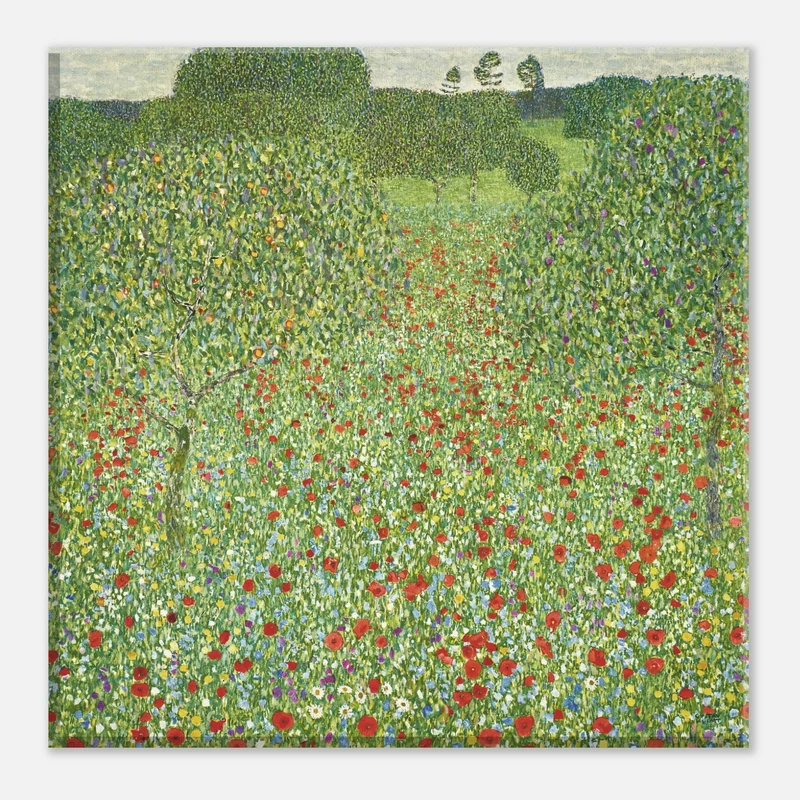 Gustav Klimt: Blühender Mohn