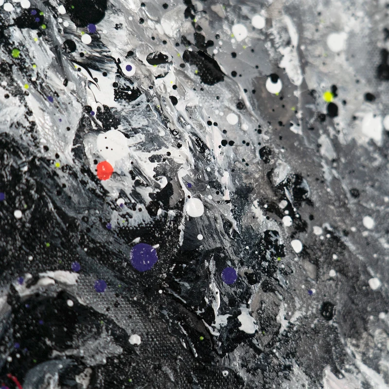 Handgemaltes Acrylbild "Farbklänge" – Moderne abstrakte Kunst
