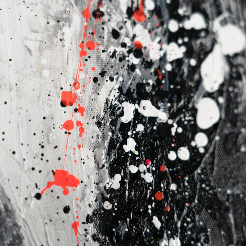 Handgemaltes Acrylbild "Farbklänge" – Moderne abstrakte Kunst
