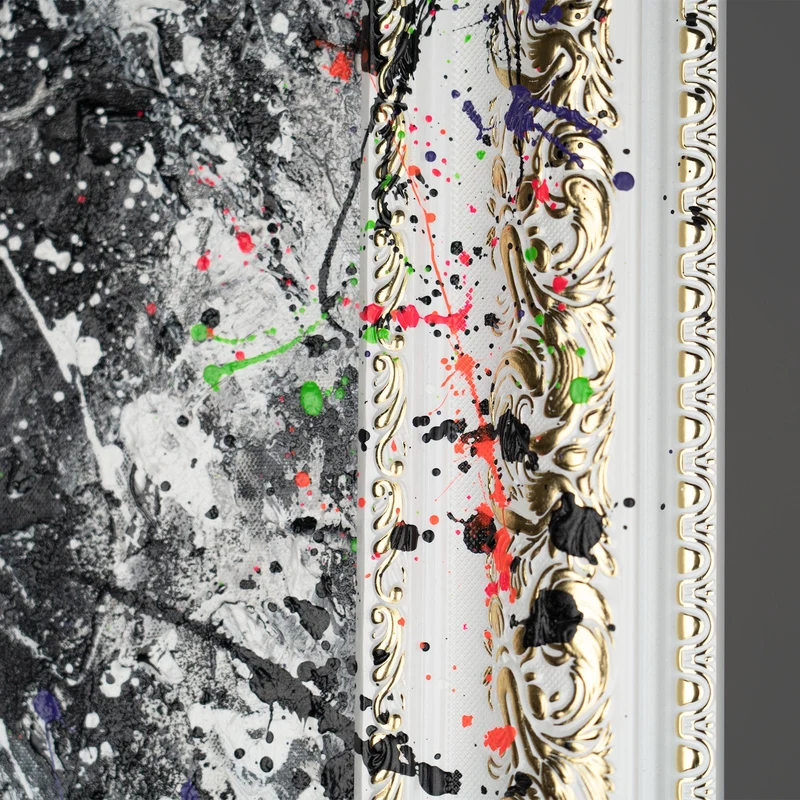 Handgemaltes Acrylbild "Farbklänge" – Moderne abstrakte Kunst