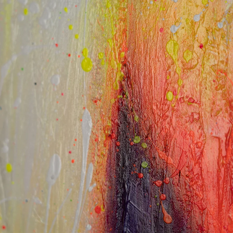 Handgemaltes bunte Bilder Pop Art "Dame mit Glas"