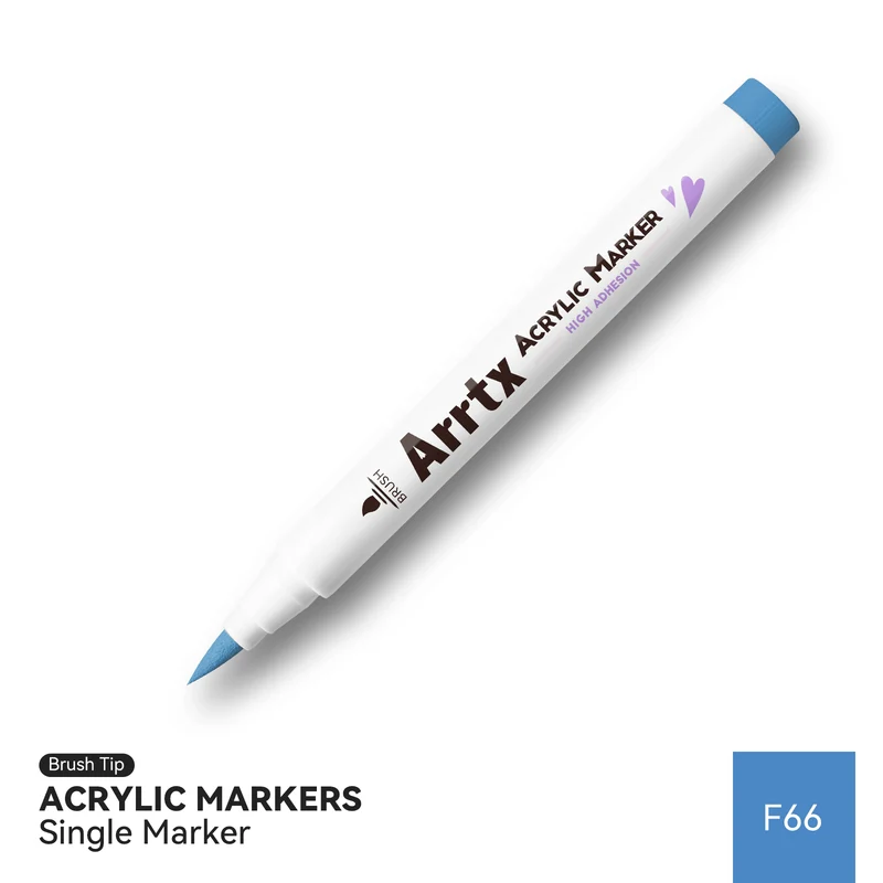 Arrtx Single Color Acrylic Paint Marker F66 Fluorescent Color
