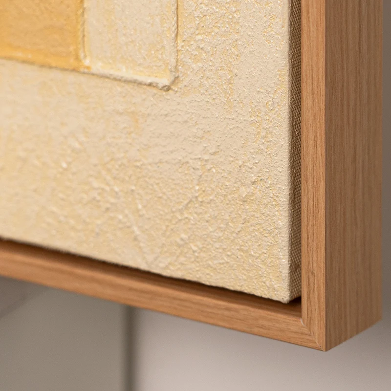 Strukturpaste Bilder set mit Rahmen Skandinavische handgemalt Kunst