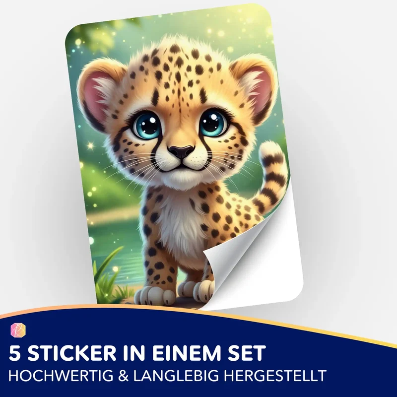 Aufkleber 5er-Set - Kibo
