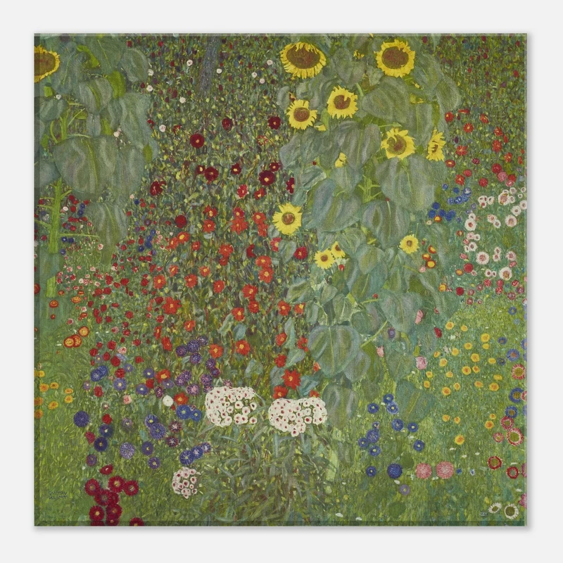 Gustav Klimt: Bauerngarten mit Sonnenblumen