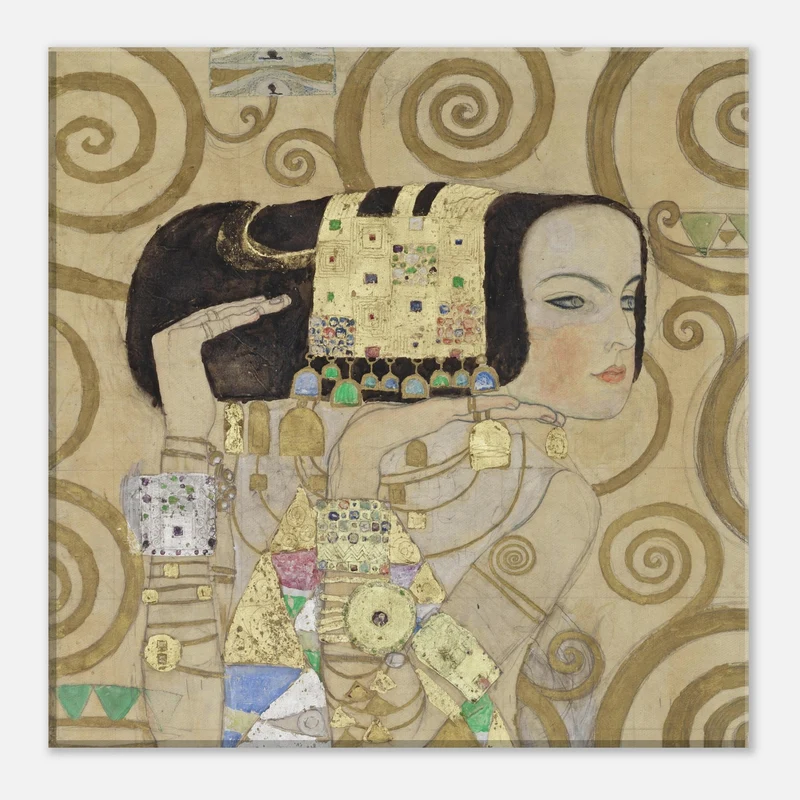 Gustav Klimt: Erwartung (Detail)