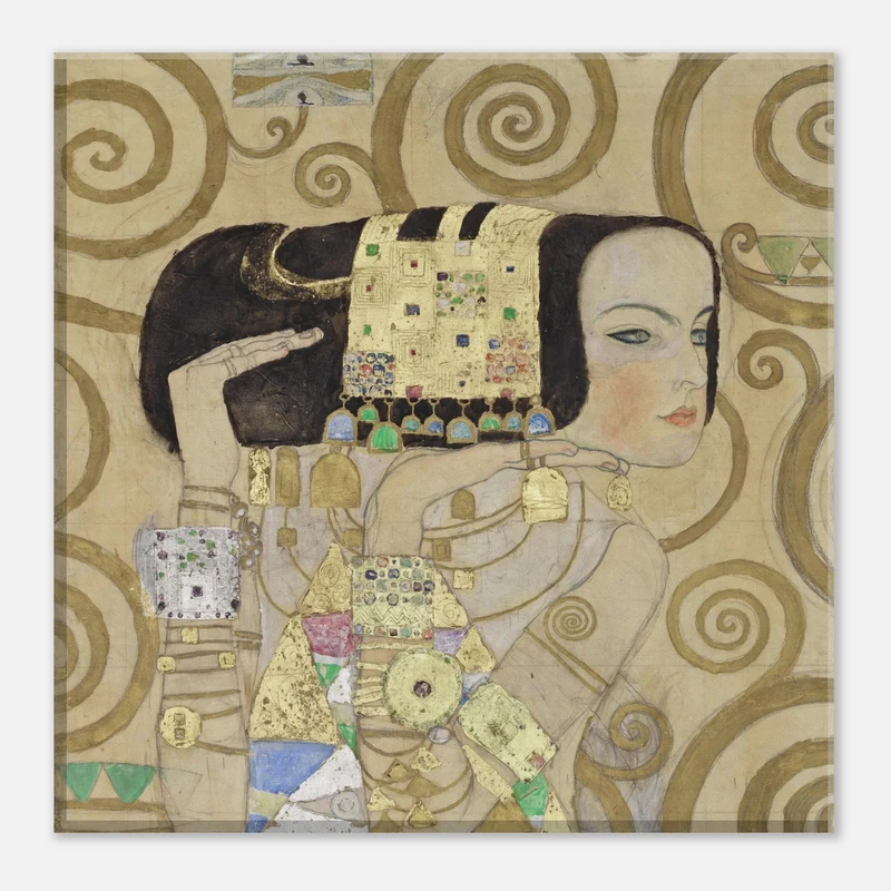 Gustav Klimt: Erwartung (Detail)
