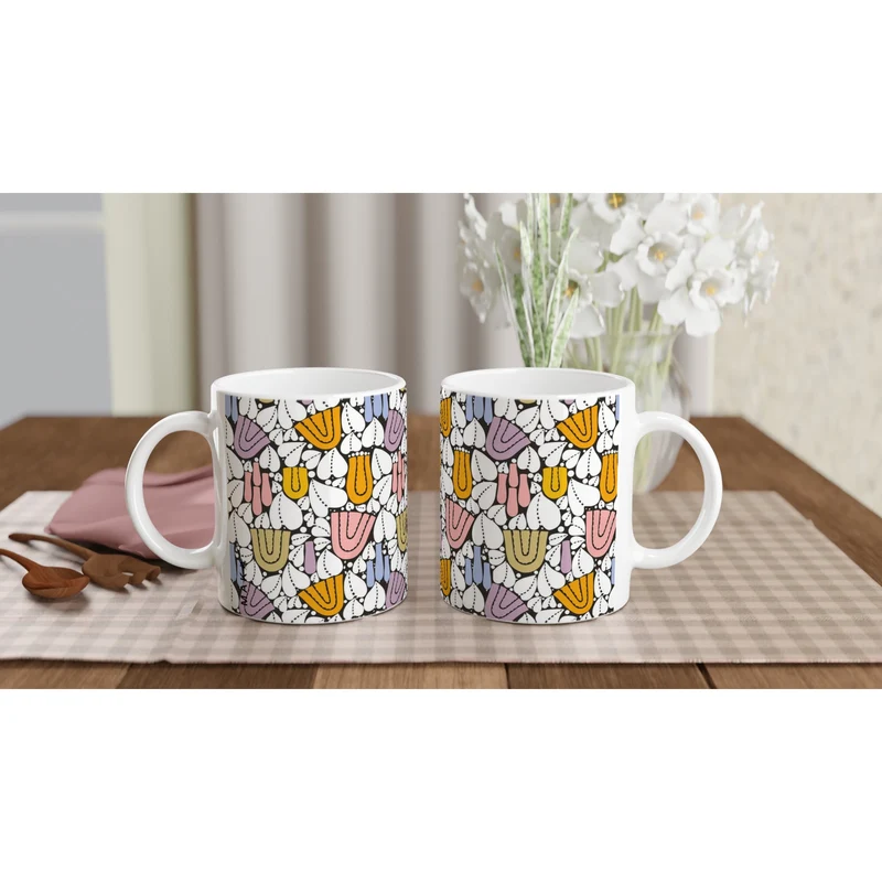 Keramiktasse Jagdfalke