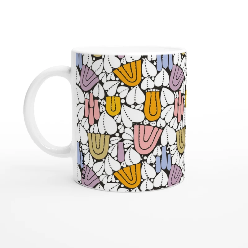 Keramiktasse Jagdfalke