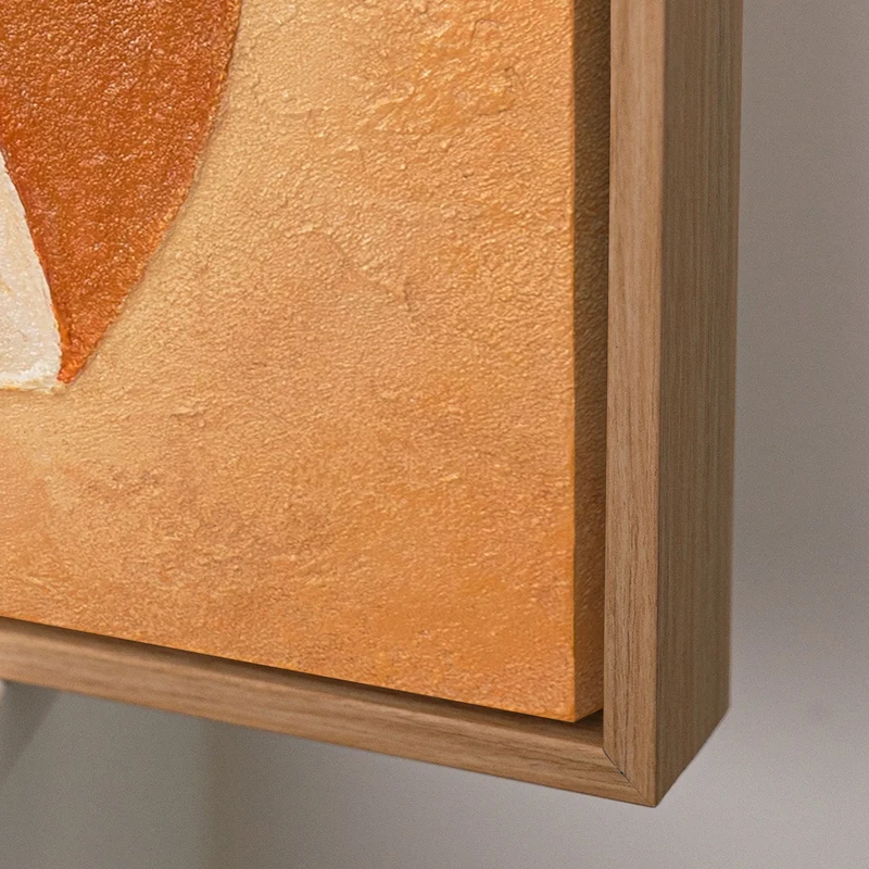 Handgemalte Bilder mit Acrylfarben Bilderwand Set „Flüstern des Laubs“