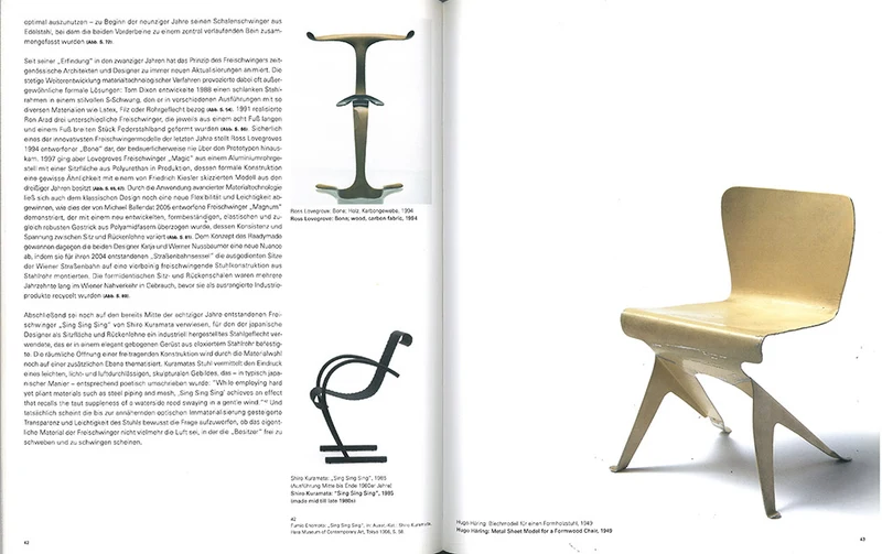 FREI SCHWINGEN - Stühle zwischen Architekturmanifest und Materialexperiment