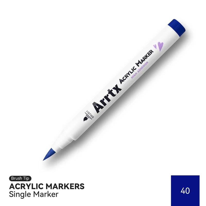Arrtx Single Color Acrylic Paint Marker 40