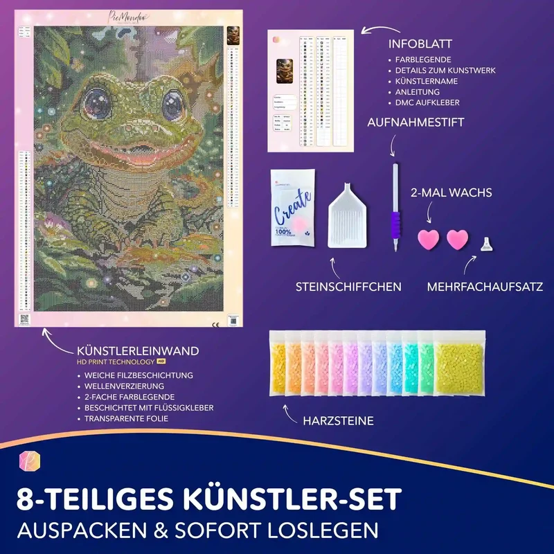 Diamond Painting - Uraltes Lächeln
