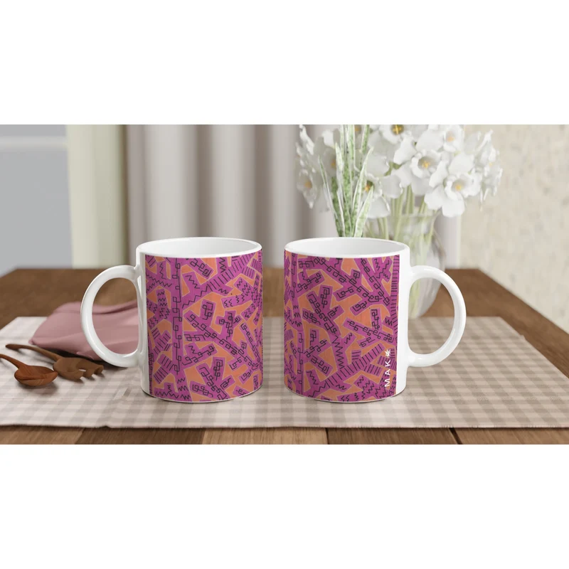 Keramiktasse Gespinst