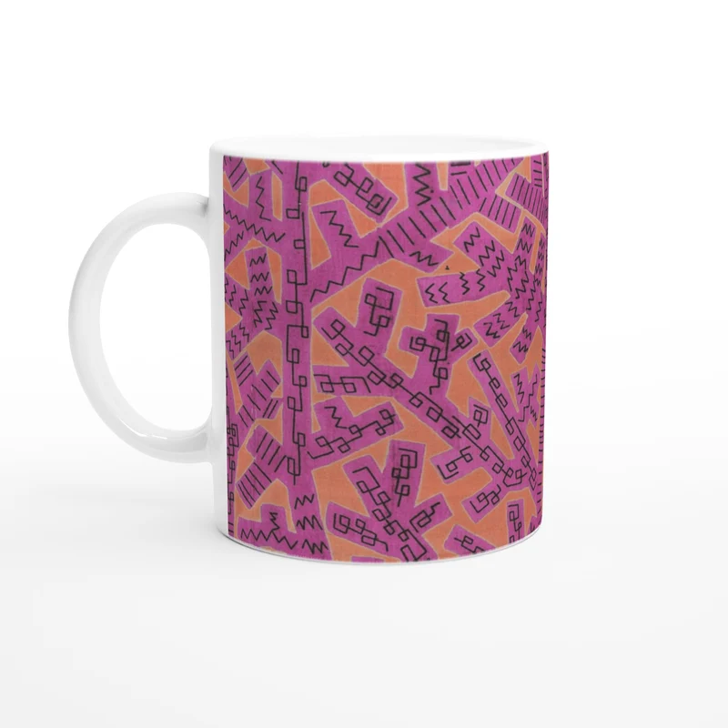 Keramiktasse Gespinst