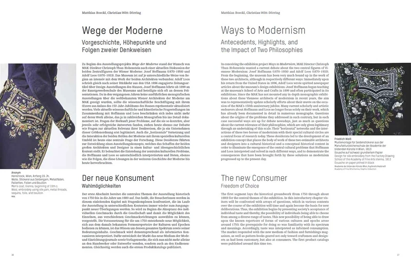 WEGE DER MODERNE - Josef Hoffmann und Adolf Loos und die Folgen