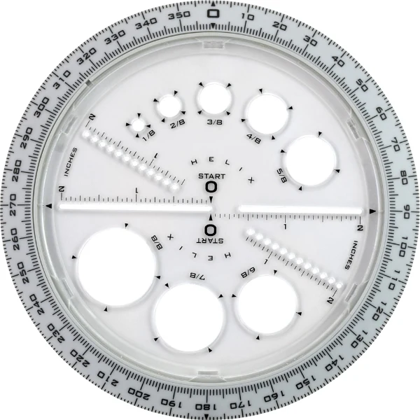Helix - Angle and Circle Maker 15cm 360degree