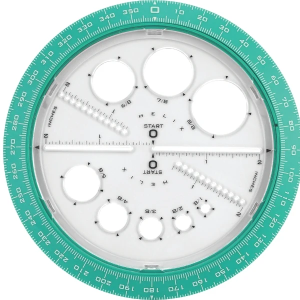 Helix - Angle and Circle Maker 15cm 360degree